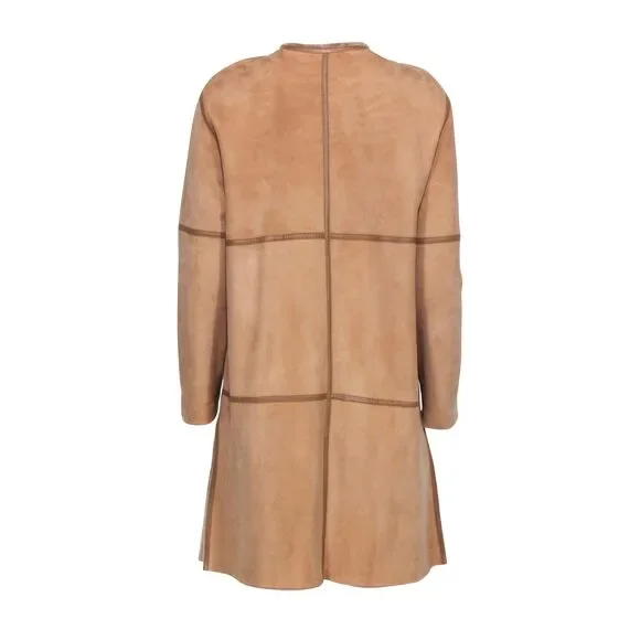 Lafayette 148 - Tan Shearling Jacket Sz M - Picture 3 of 3